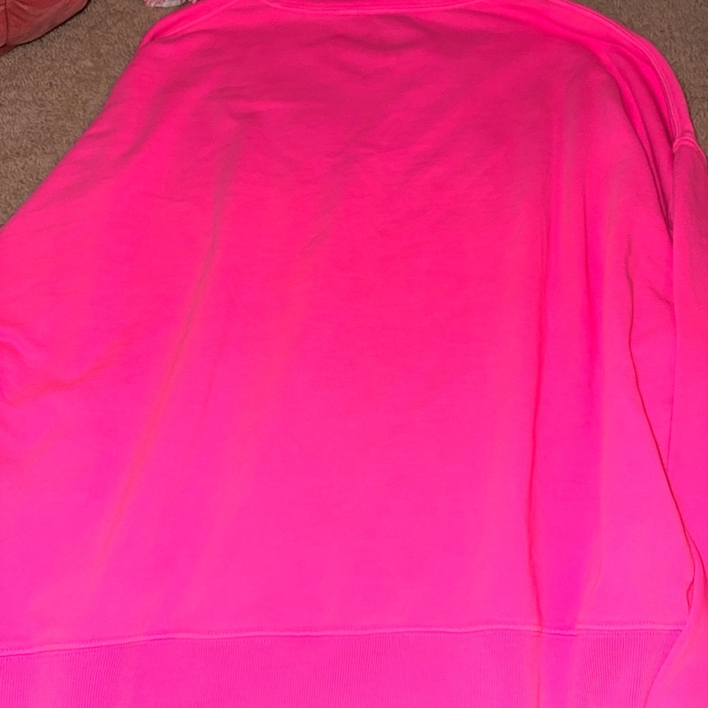 GAP Bright Pink Crewneck Sweatshirt - Picture 2 of 4